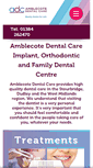 Mobile Screenshot of amblecotedental.co.uk